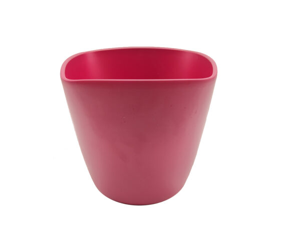 Cachepot Lara Matto Bordeaux 28x28cm in Ceramica