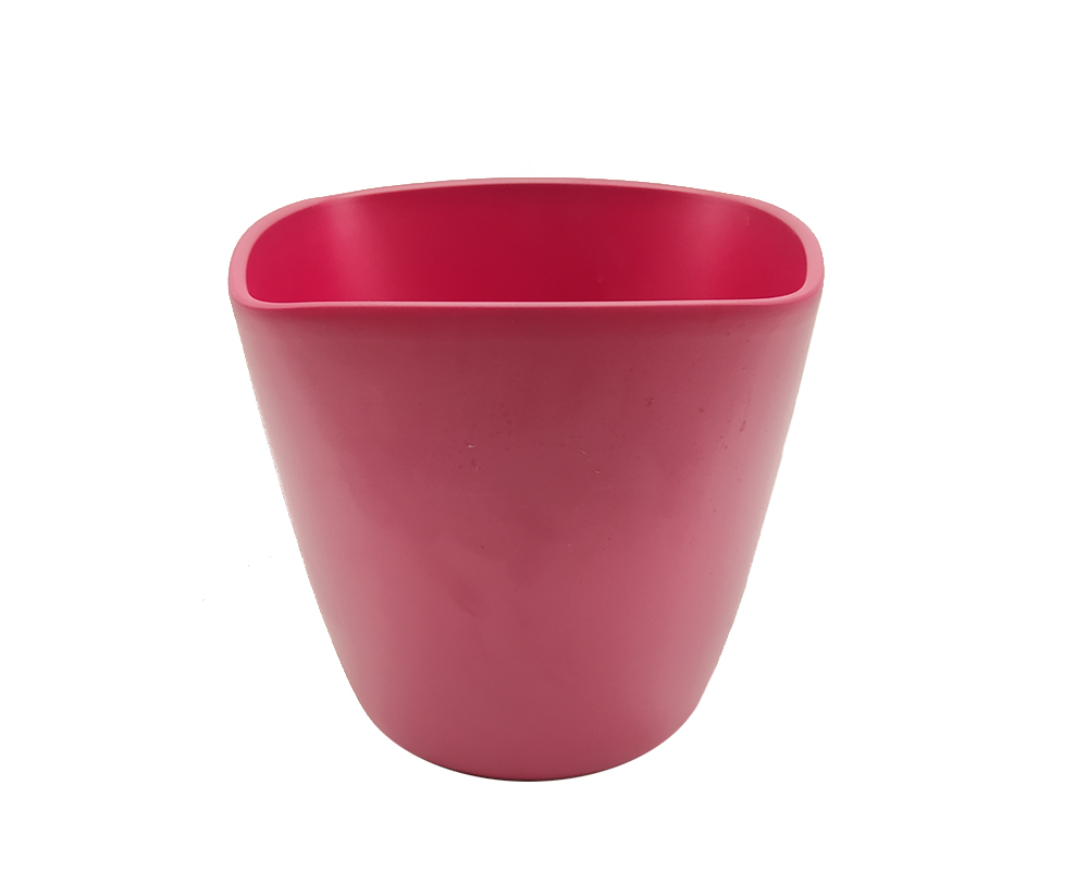 Cachepot Lara Matto Bordeaux 28x28cm in Ceramica