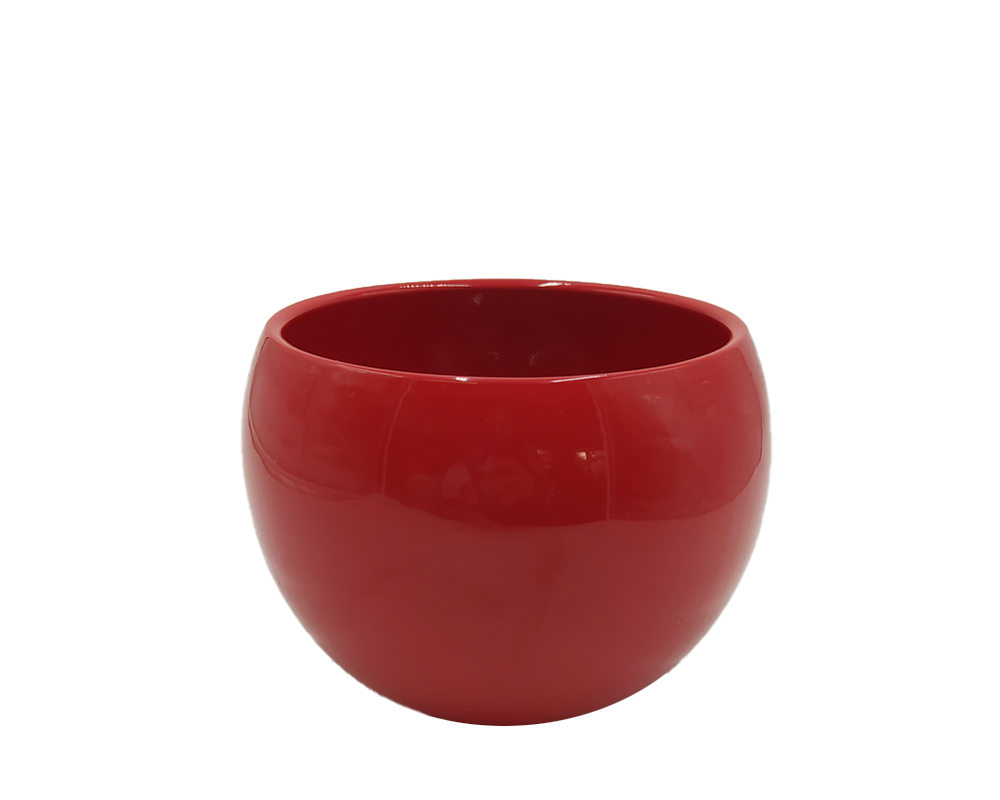 Cachepot Luna Rosso D17cm in Ceramica - immagine 2
