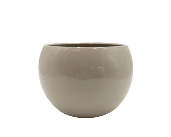 Cachepot Luna Ø17 cm tortora