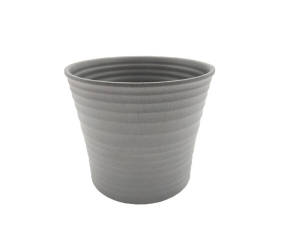 Cachepot Ruca Antracite D19x16cm in Ceramica