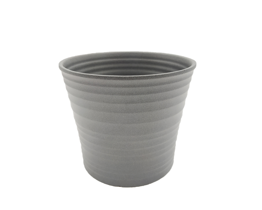 Cachepot Ruca Antracite D19x16cm in Ceramica
