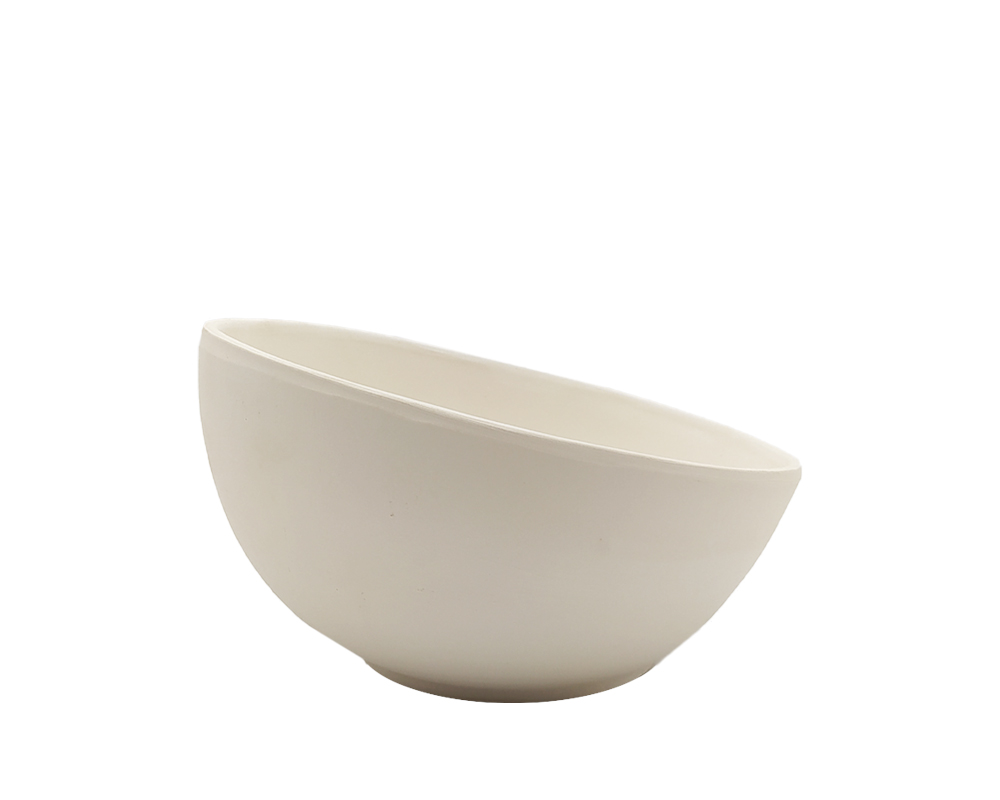 Ciotola Sfera Bianca D20x11,5cm in Terracotta