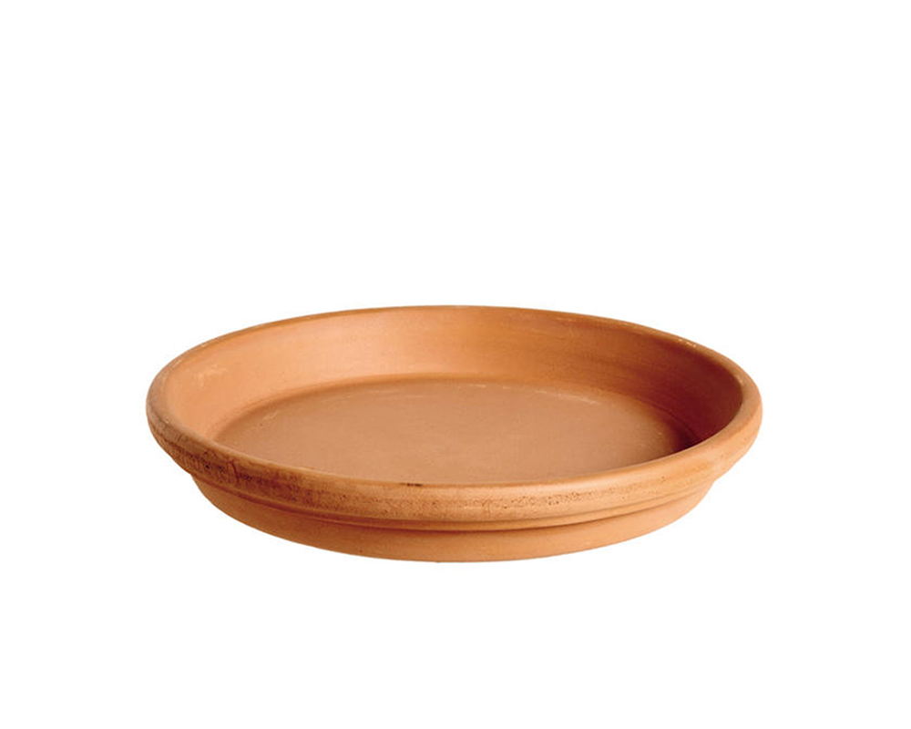 Sottovaso Impermeabile D15x2,5cm in Terracotta