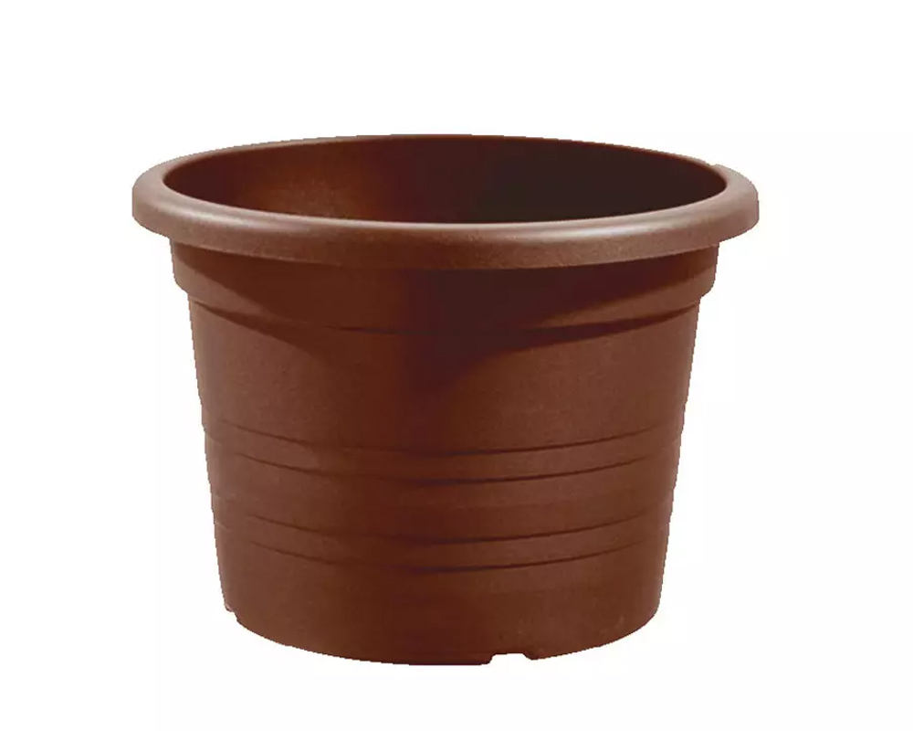 Vaso Cilindro Bronzo D80cm in Plastica
