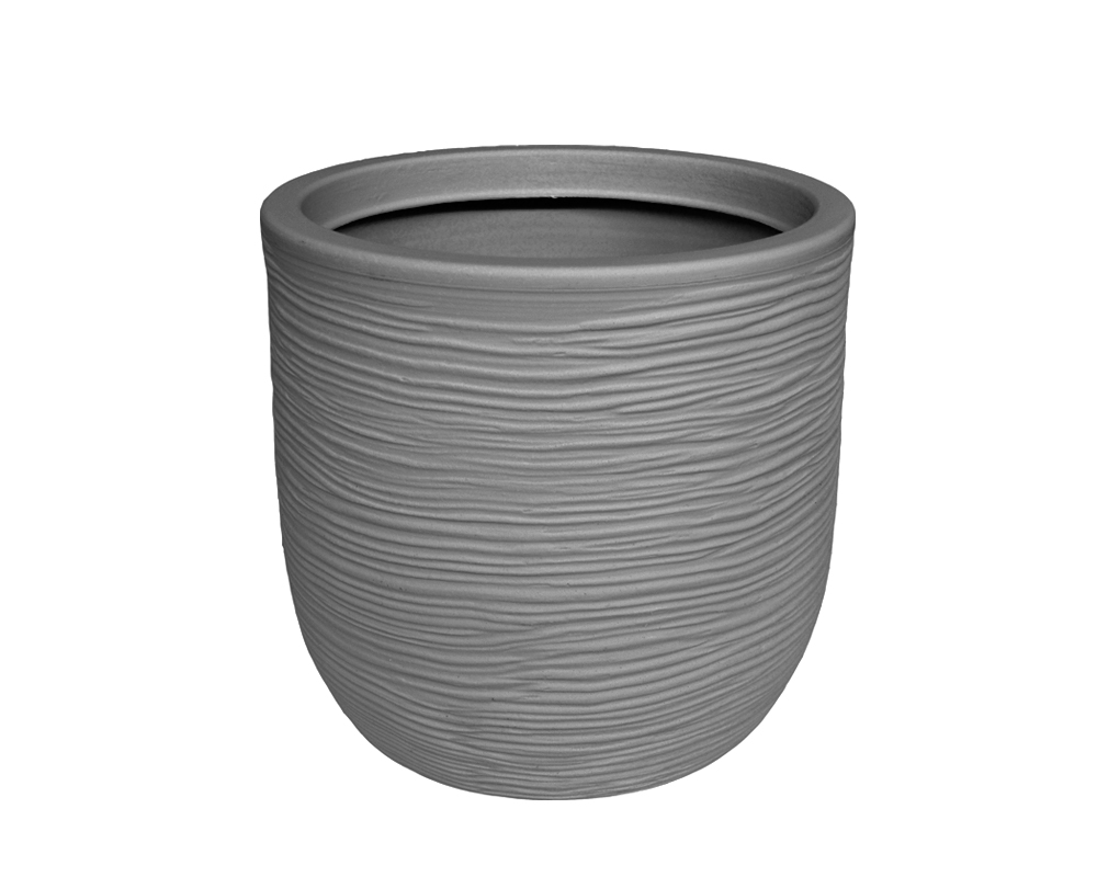 Conchino Rigato Shabby Ghisa D35cm in Resina