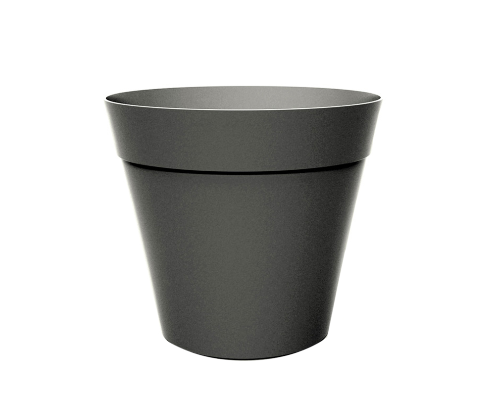 Vaso Conico Chicago Grigio D50cm in Plastica
