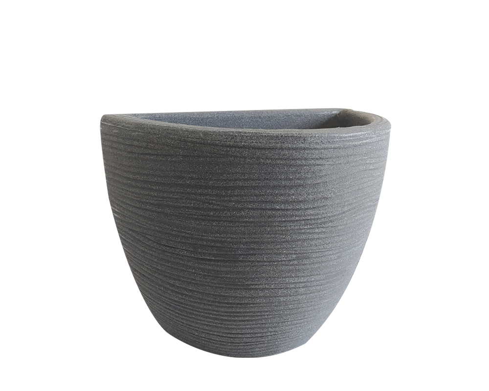 Gerla a Muro Rigato Shabby Ghisa D30cm in Resina