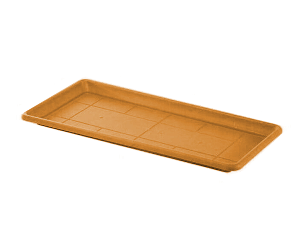 Sottovaso Giove Arancione 92cm in Plastica