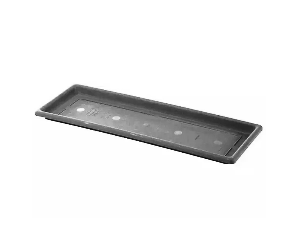 Sottovaso Nettuno Antracite Chiaro 37cm in Plastica