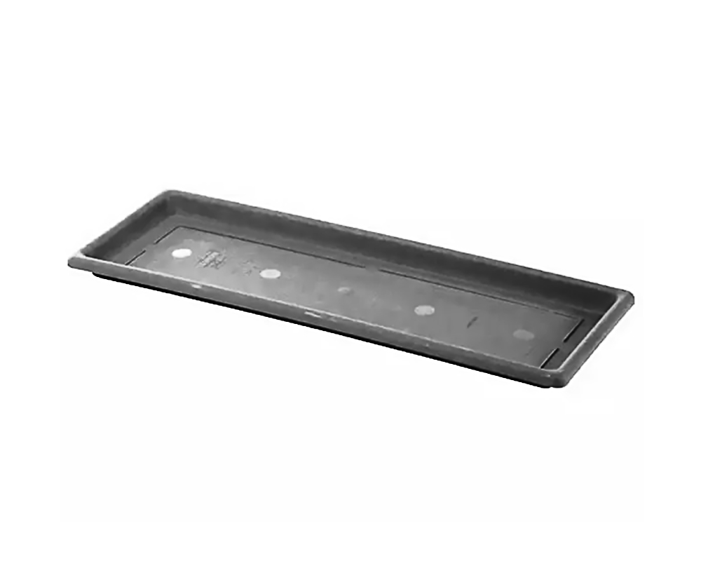 Sottovaso Nettuno Antracite Chiaro 47cm in Plastica