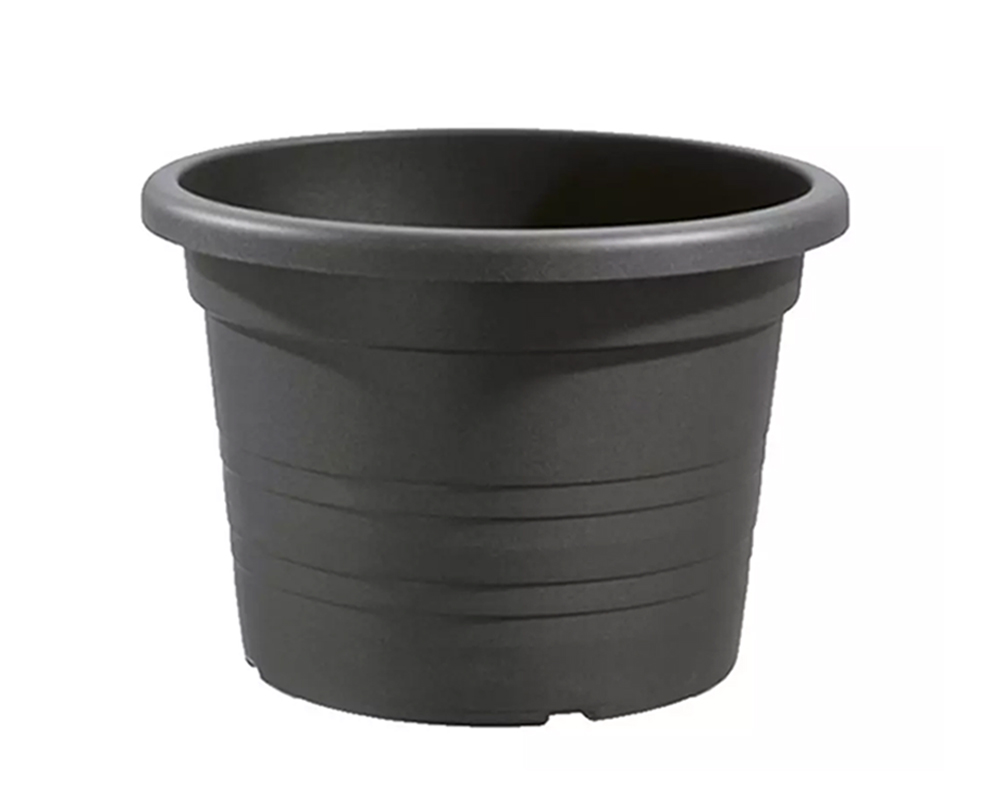 Vaso Cilindro Antracite D80cm in Plastica