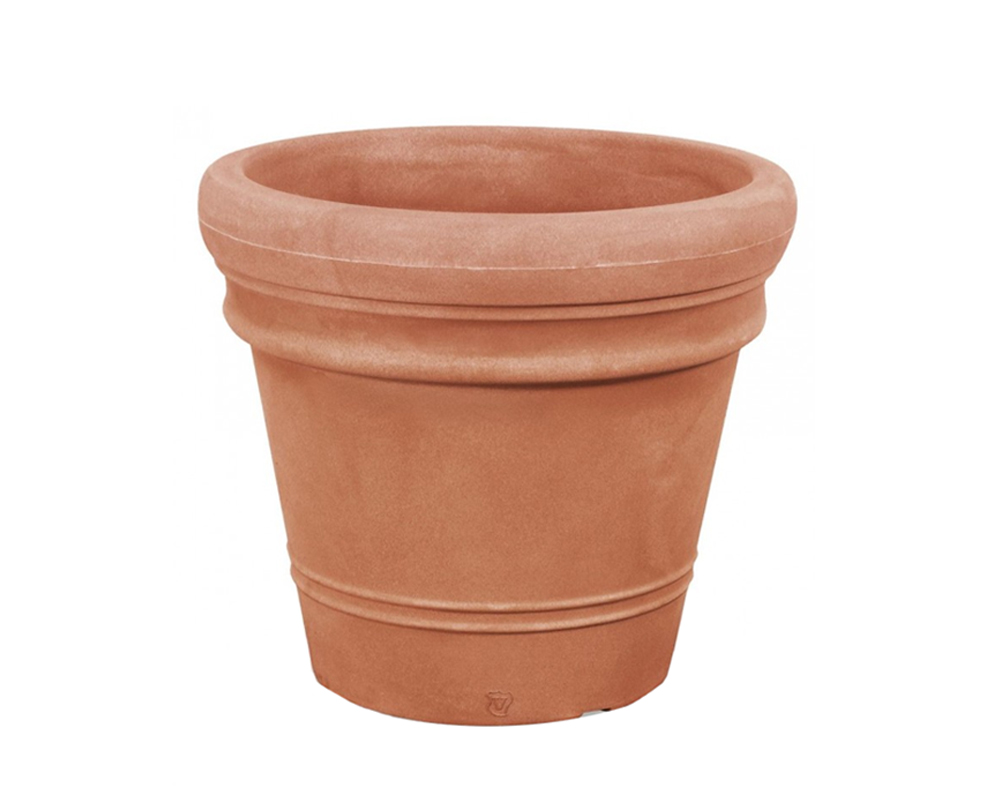 Vaso Liscio Doppio Bordo D75cm Bronzantico