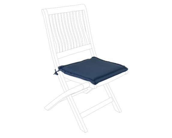 Cuscino Poly Blu Seduta Quadrata – Bizzotto