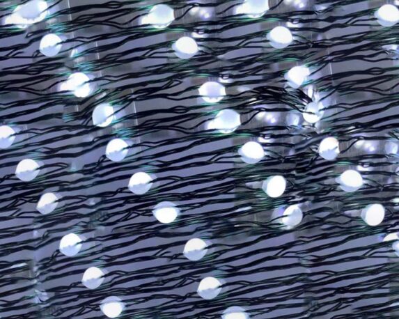 Catena 50 luci led effetto colore freddo