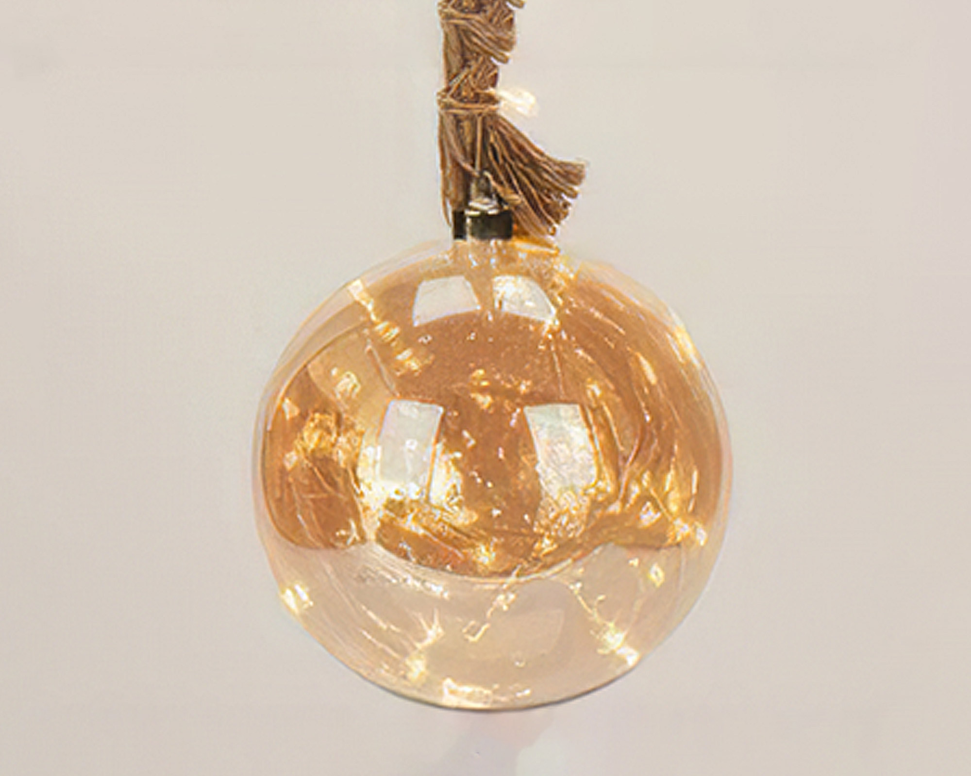 Sfera con corda a luce calda - immagine 2