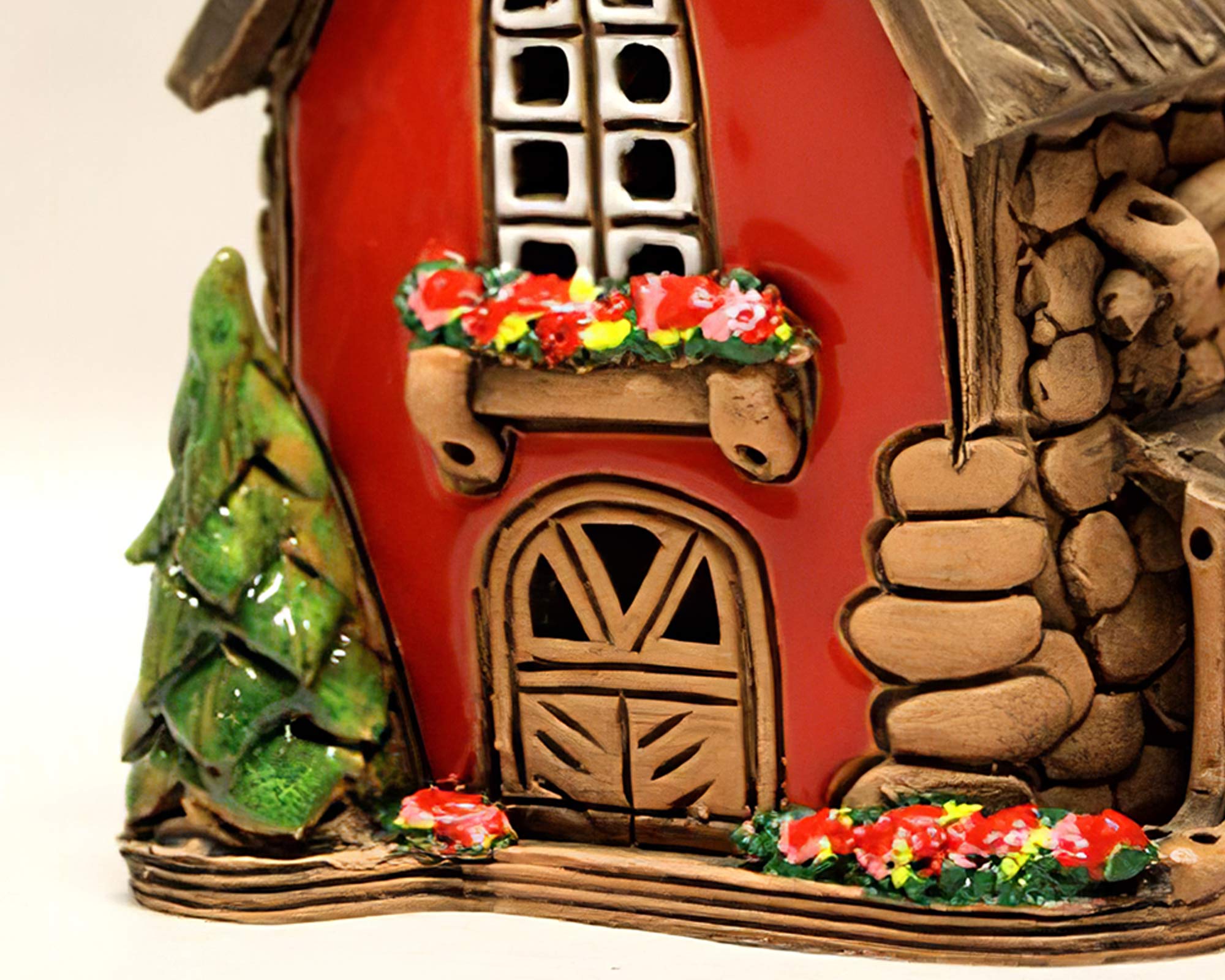 Portacandele a forma di casetta - immagine 2