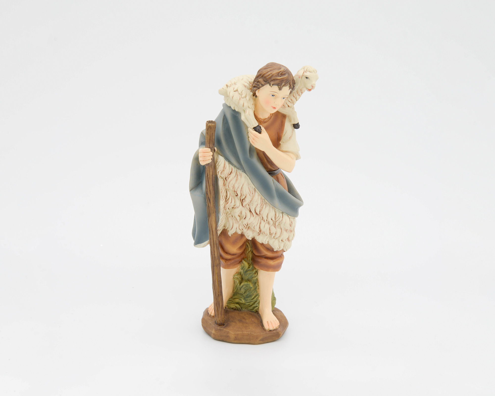 Set 11 Pz Statue del presepe con pastore e re magi - immagine 11