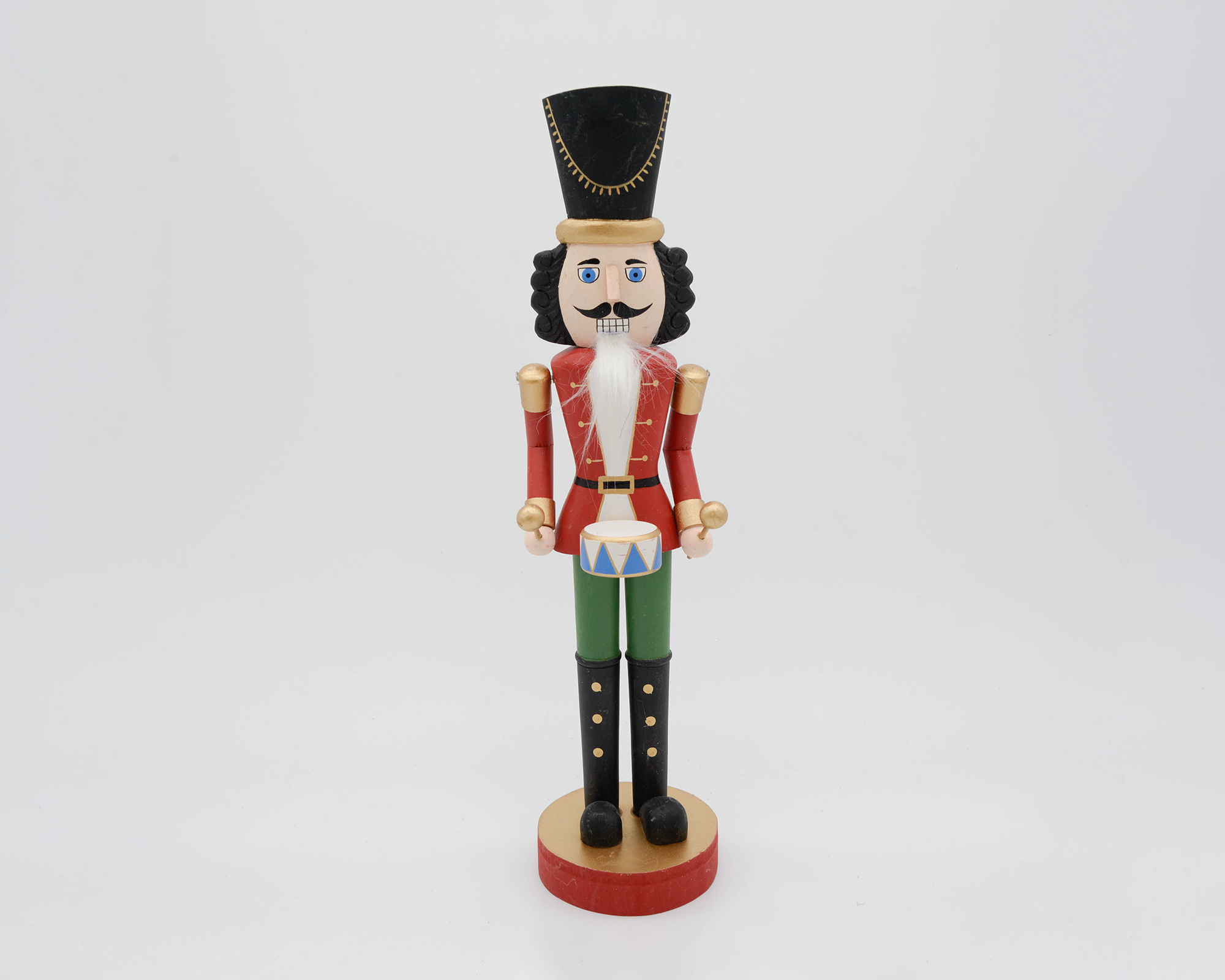 Soldatino Schiaccianoci natalizio con tamburello