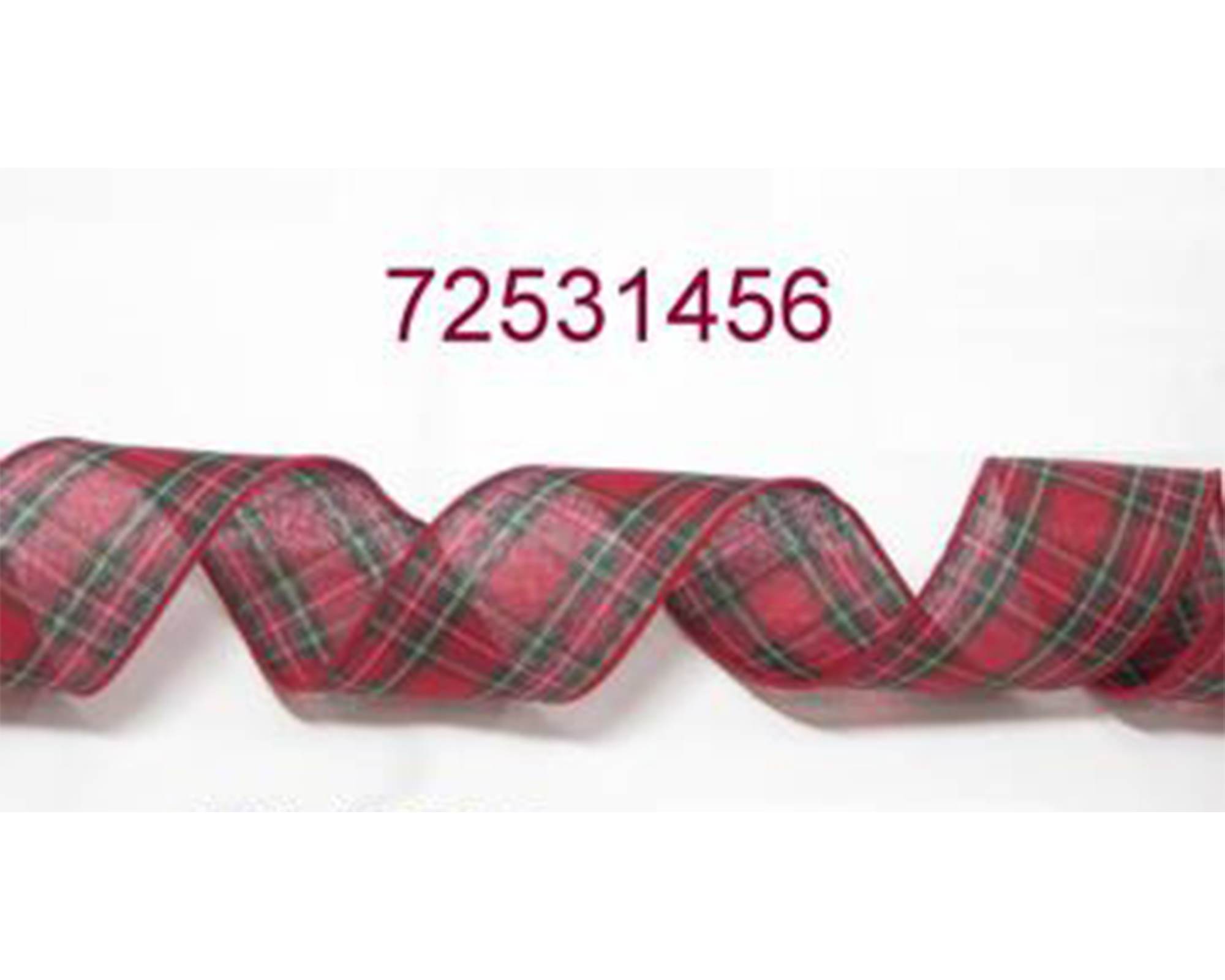 Nastro di Natale scozzese con bordo animato