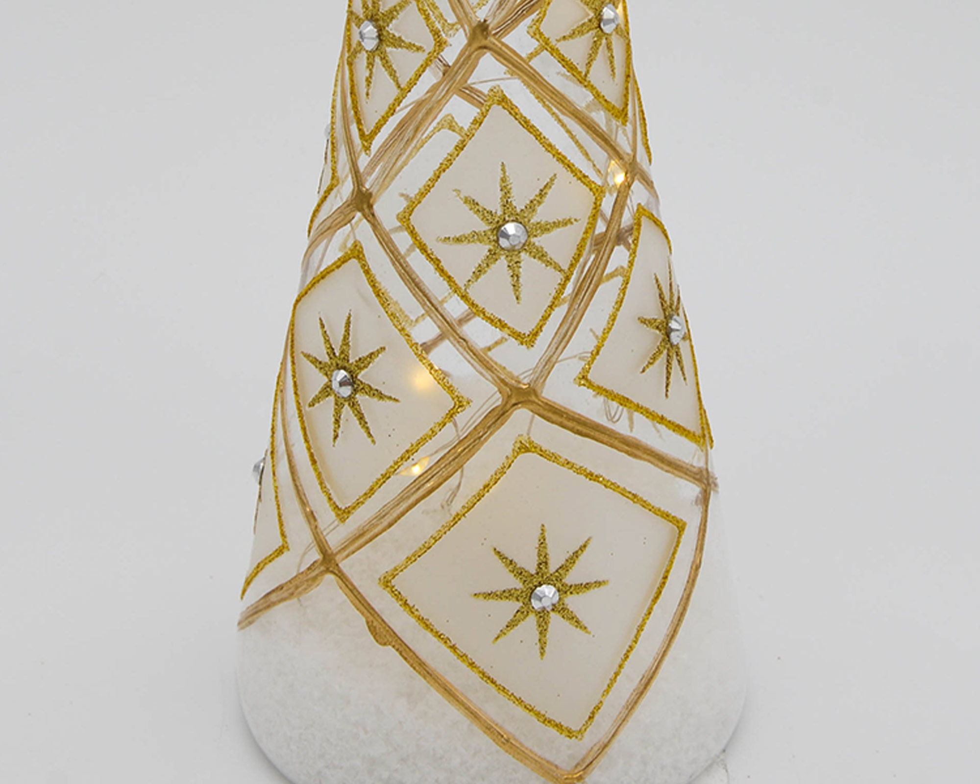 Cono luminoso color oro - immagine 2