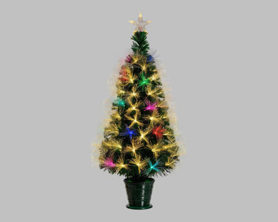 Albero di Natale Fo Sfumate con vaso e Led