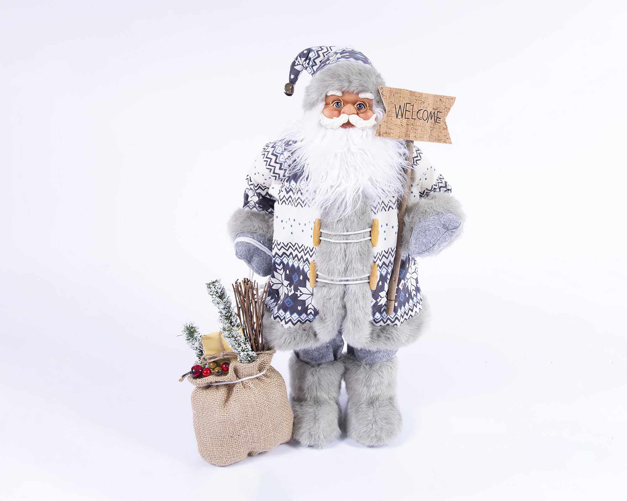 Decorazione natalizia Babbo natale con sacco