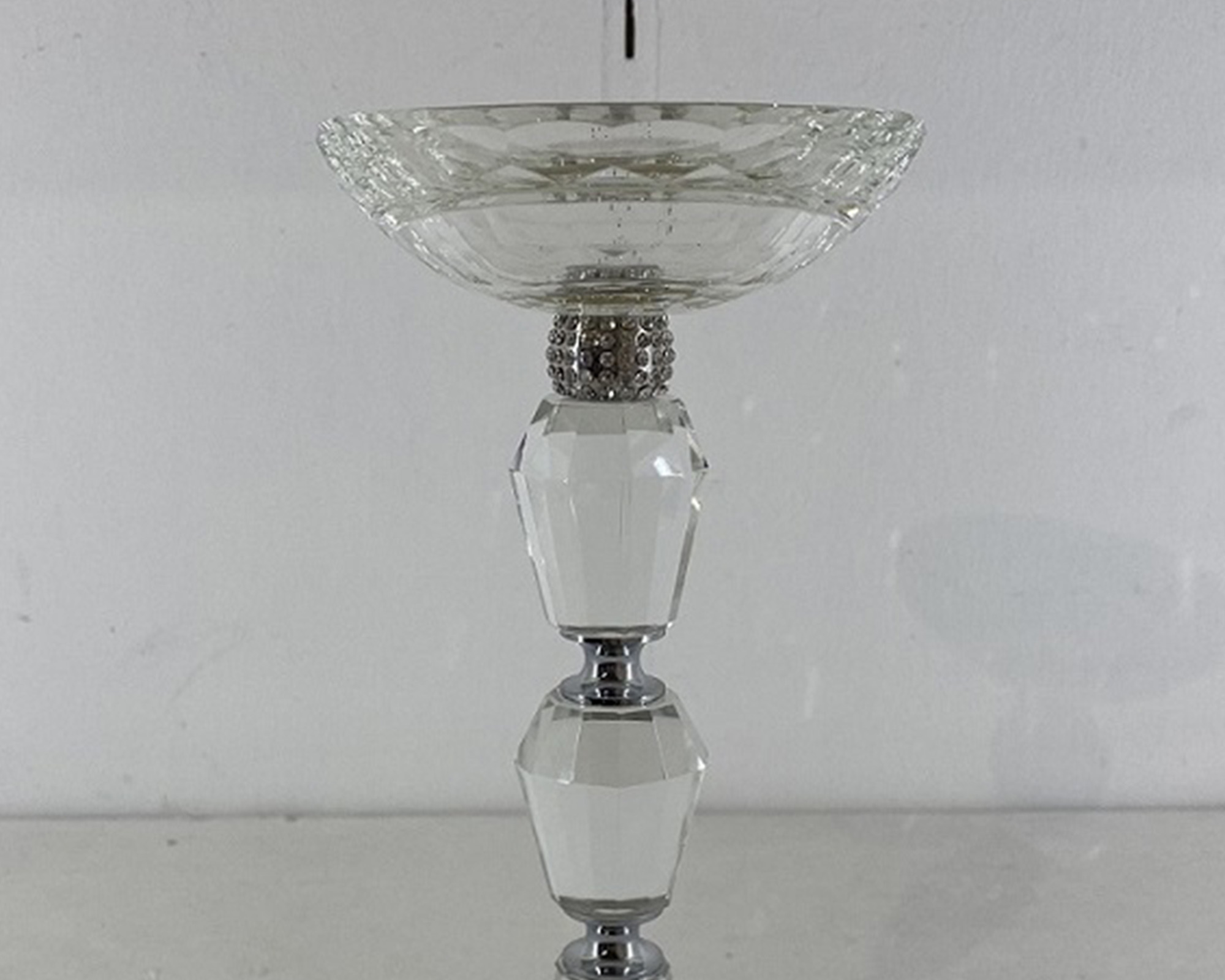 Candelabro Trasparente 23h in Vetro - immagine 2