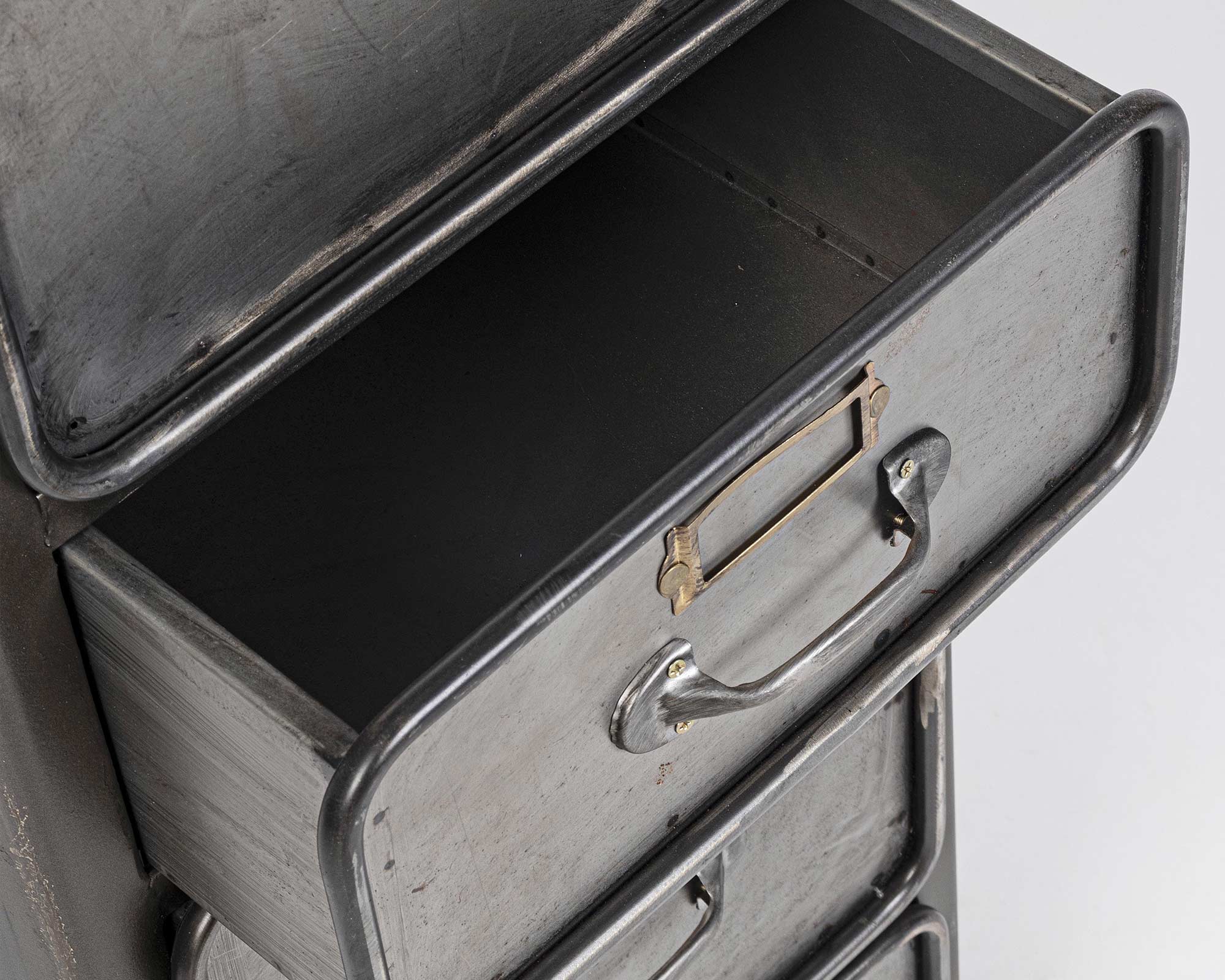 Cassettiera Stretta SONGMICS 4 Cassetti - Carrello Organizzatore Per Bagno E Cucina, 45x17x83cm, Bianco/Grigio - Foto 10