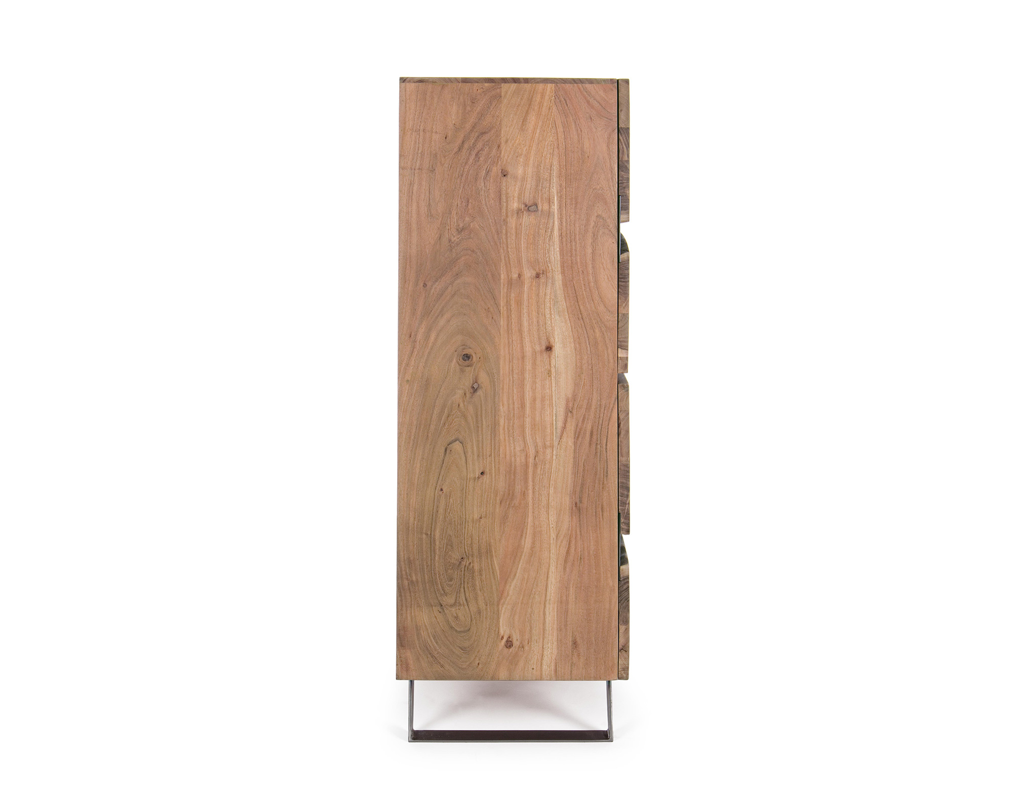 Credenza con 4 Ante Aron in Legno di Acacia e Acciaio - Bizzotto - immagine 5