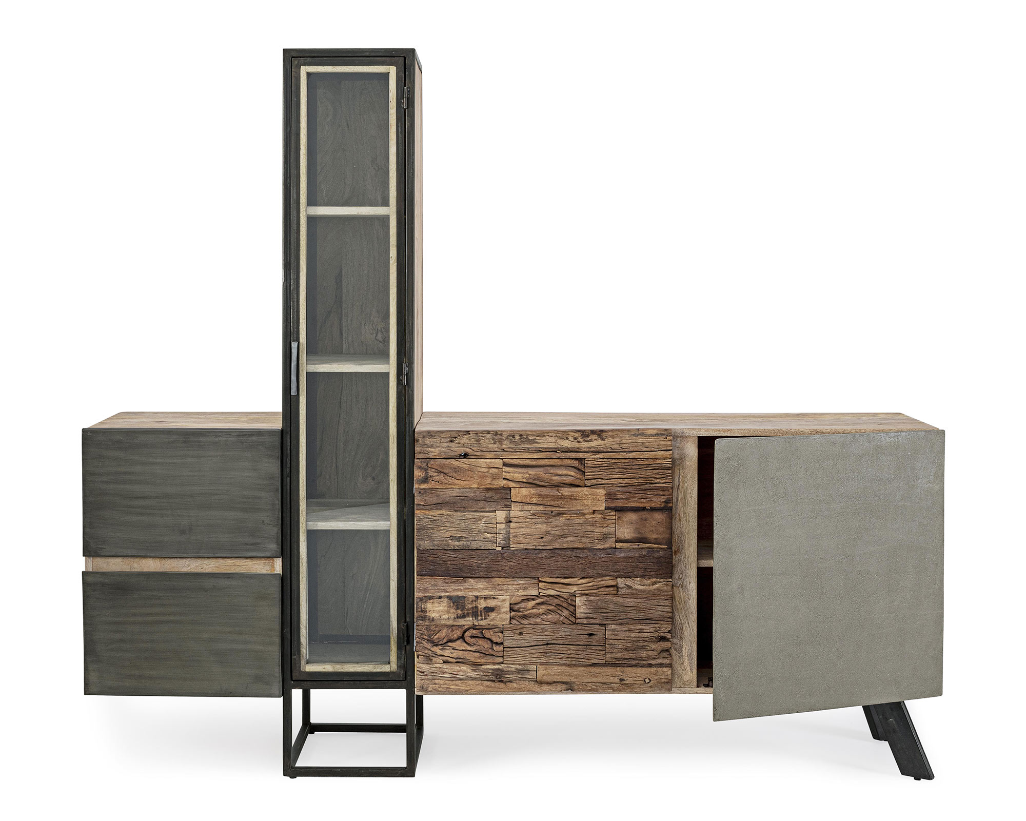 Credenza Manchester 2 Ante 2 Cassetti - Bizzotto - immagine 3