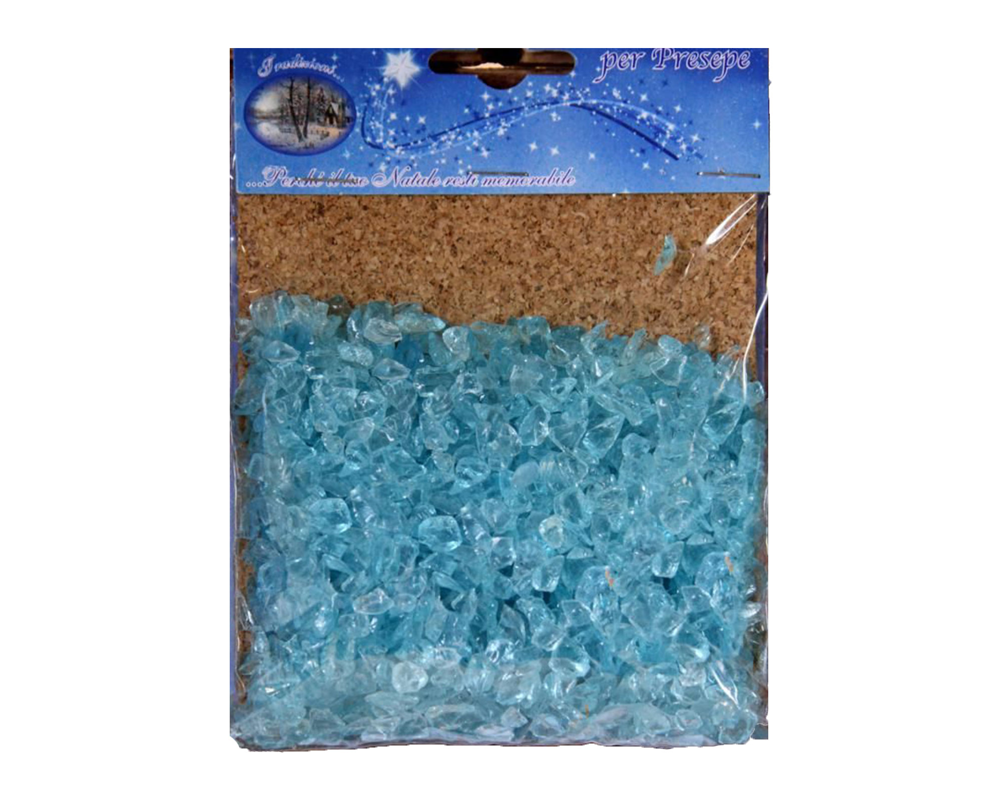Ghiaia A Ciottoli Grandi In Vetro Per Presepi - Rossi Rosa