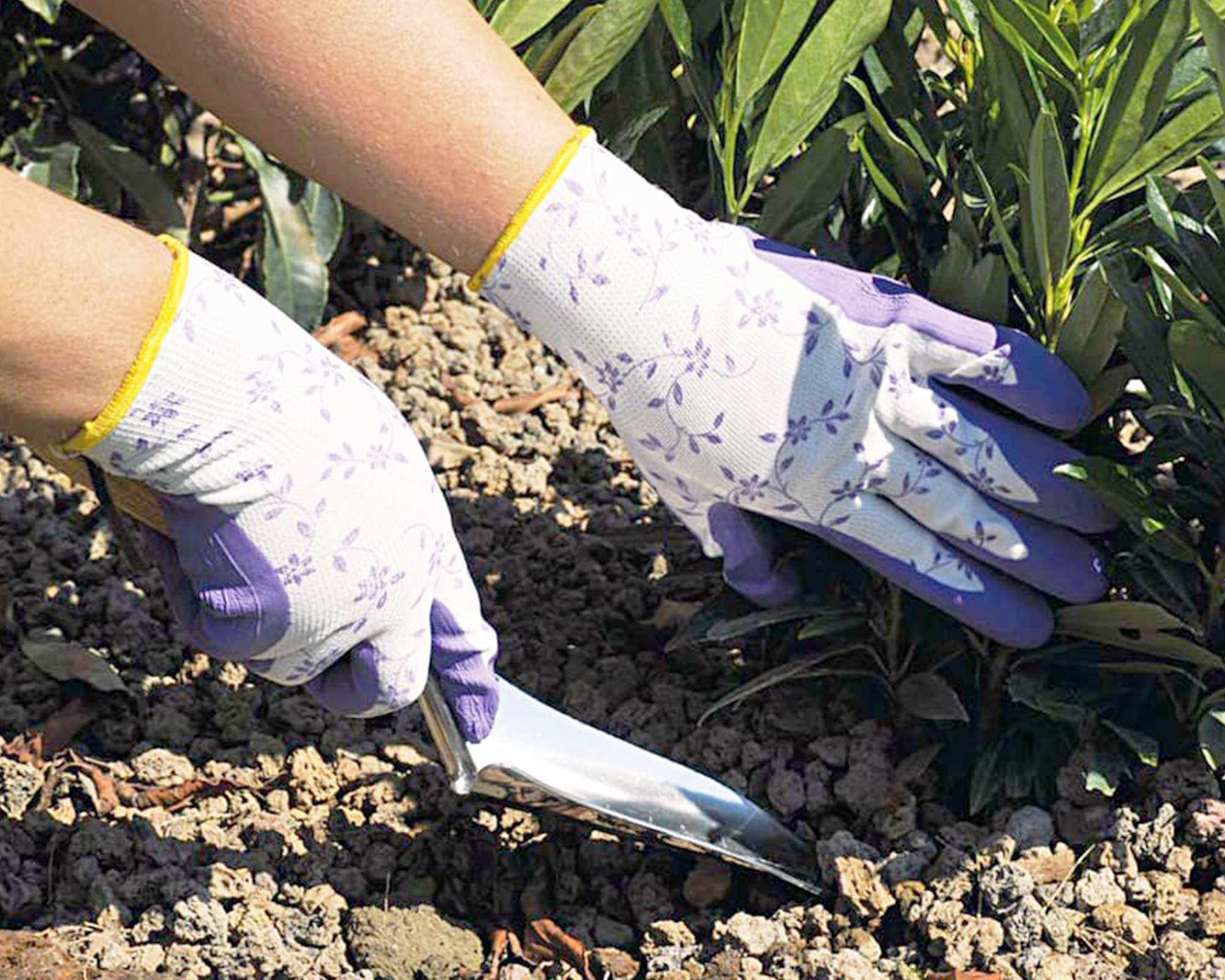 Guanto Ricoperto Lattice Lilla - VerdeMAX - immagine 2