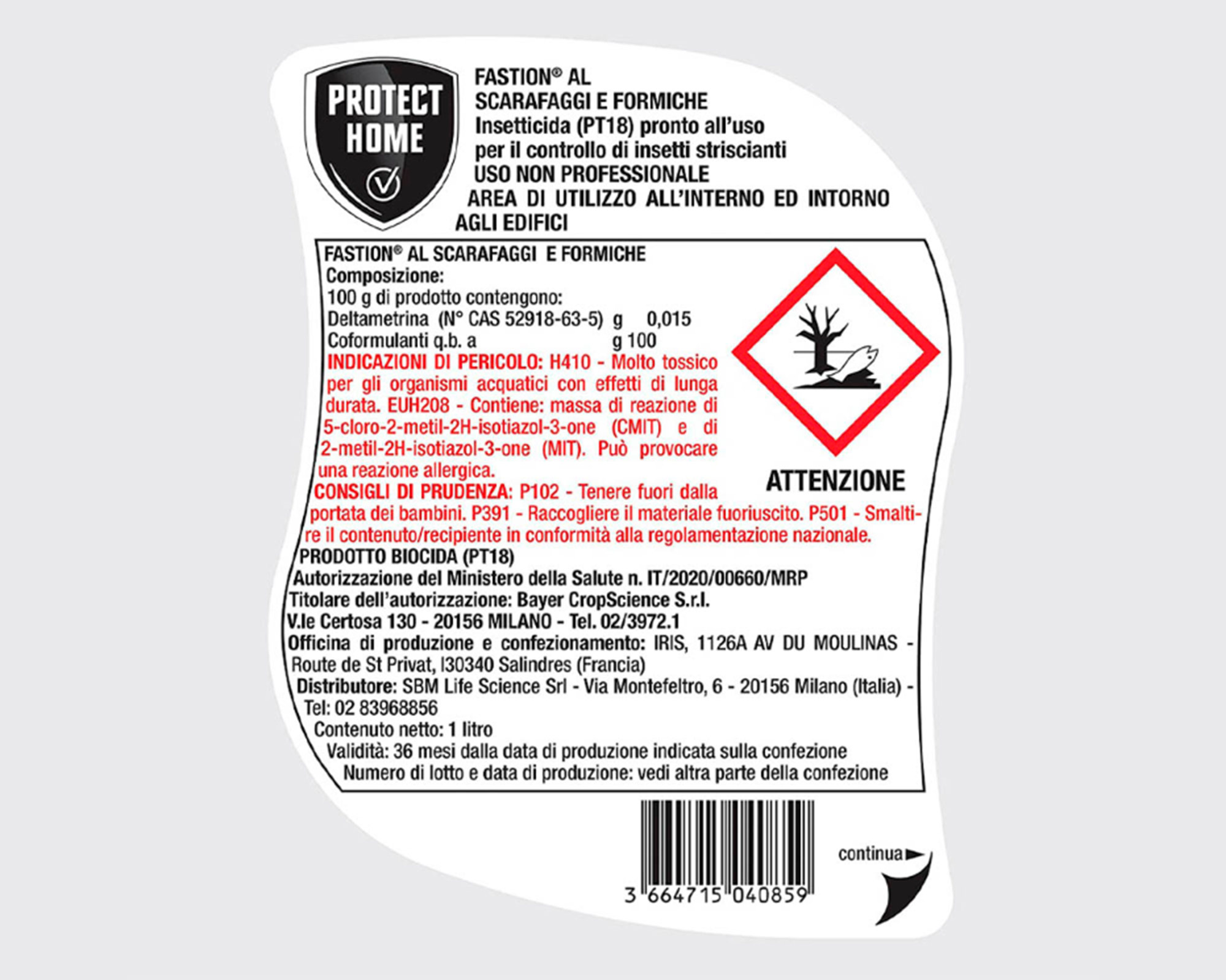 Prontouso Insetticida Fastion Al - Protect Home - immagine 2