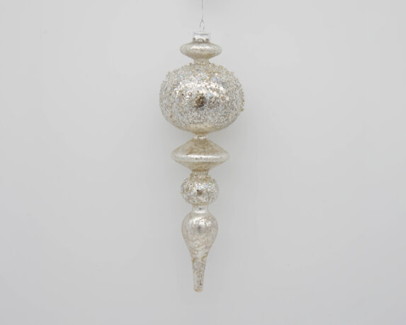 Decorazione natalizia da appendere con glitter