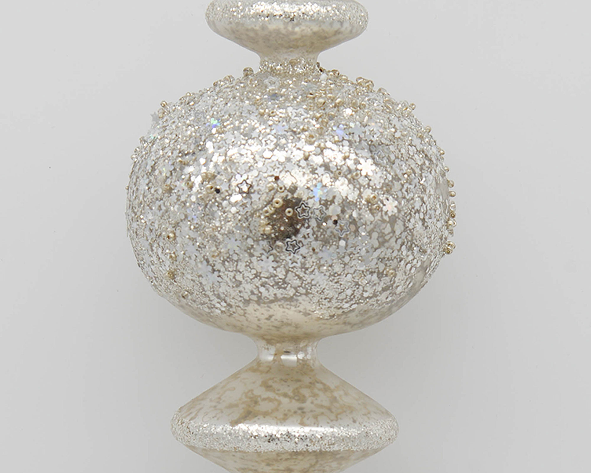 Decorazione natalizia da appendere con glitter - immagine 2