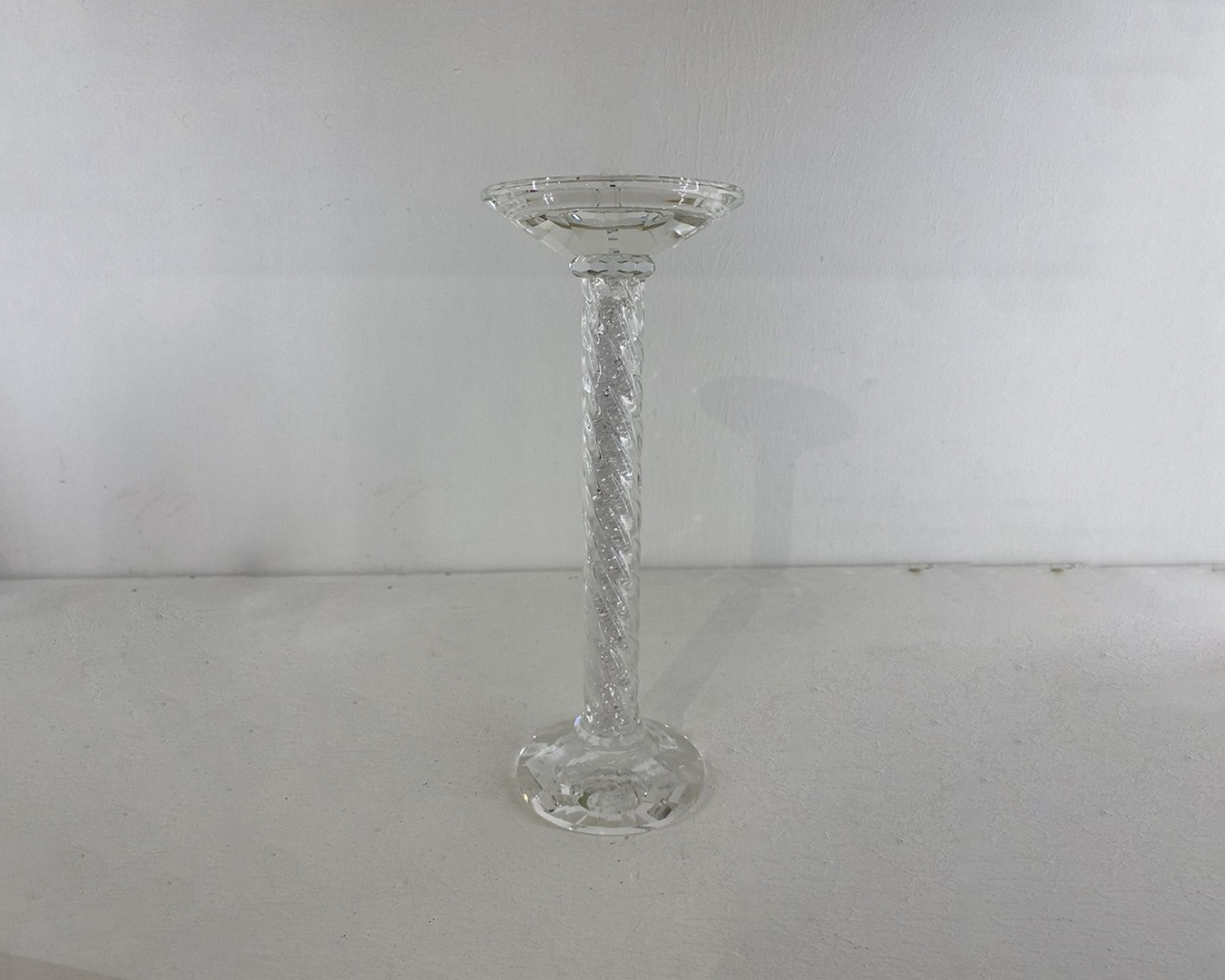 Candelabro Trasparente 25h in Vetro