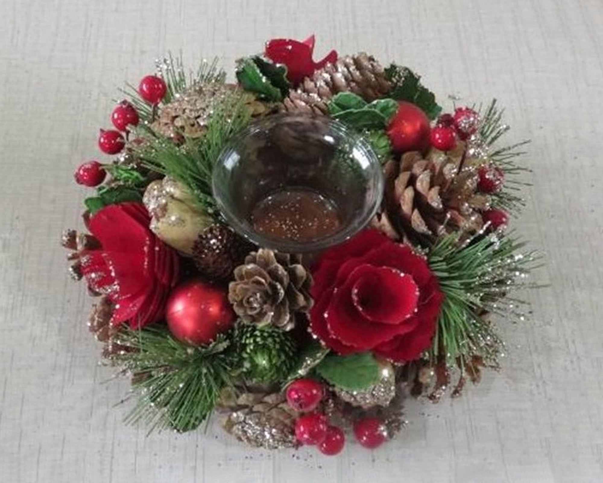 Candelabro Portacandele di cristallo