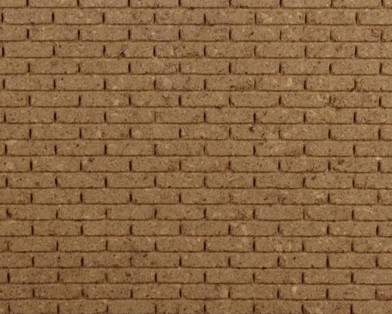 Pannello Di Mattoni In Sughero Per Presepi – Rossi Rosa