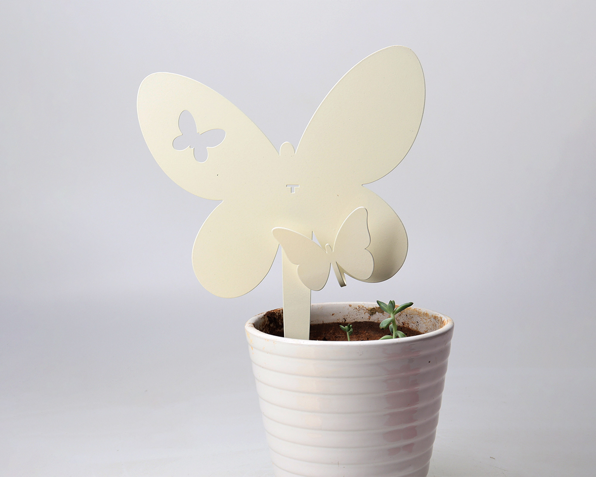 Porta Zampirone a forma di Farfalla colore Bianco