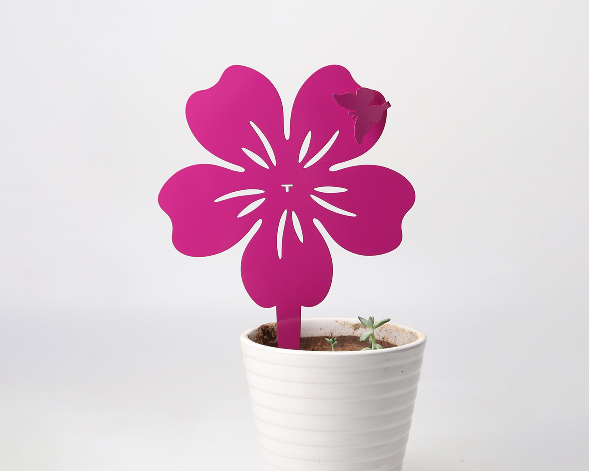 Porta Zampirone a forma di Fiore colore Fucsia