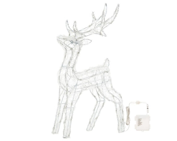 Luci decorative Renna 3D con led bianche