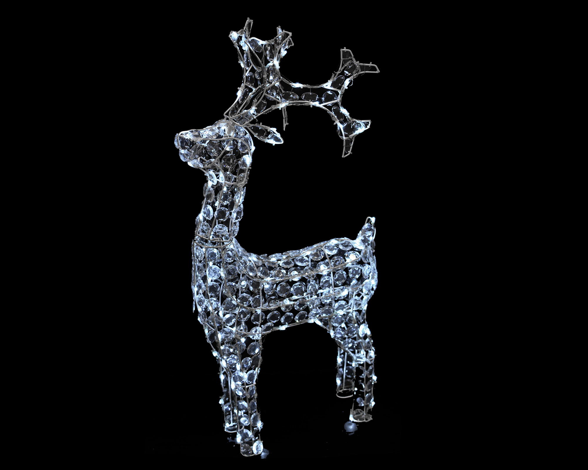 Luci decorative Renna 3D con led luce fredda