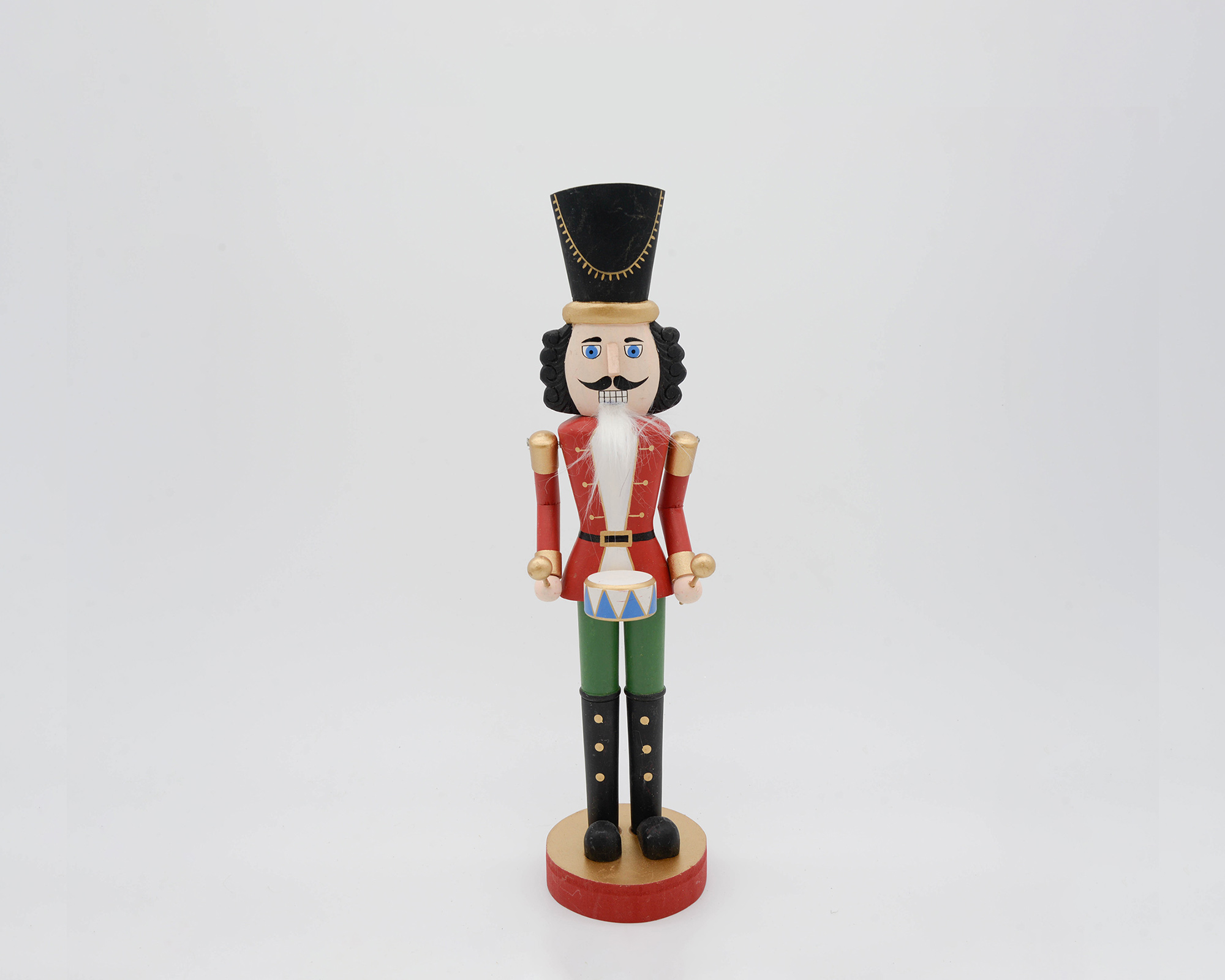 Soldatino Schiaccianoci natalizio con tamburello
