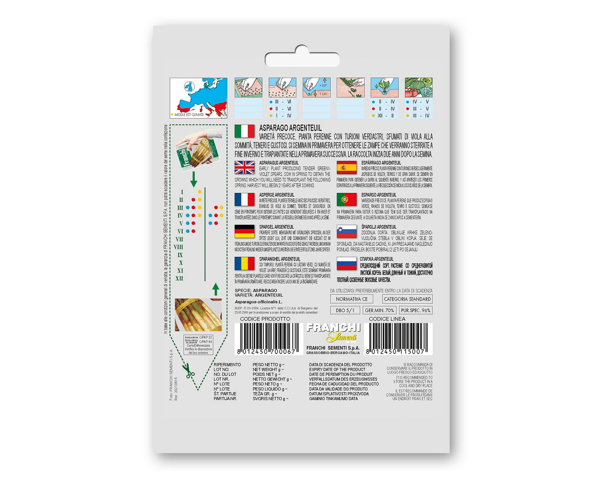 Semi di Asparago - Franchi sementi - immagine 2