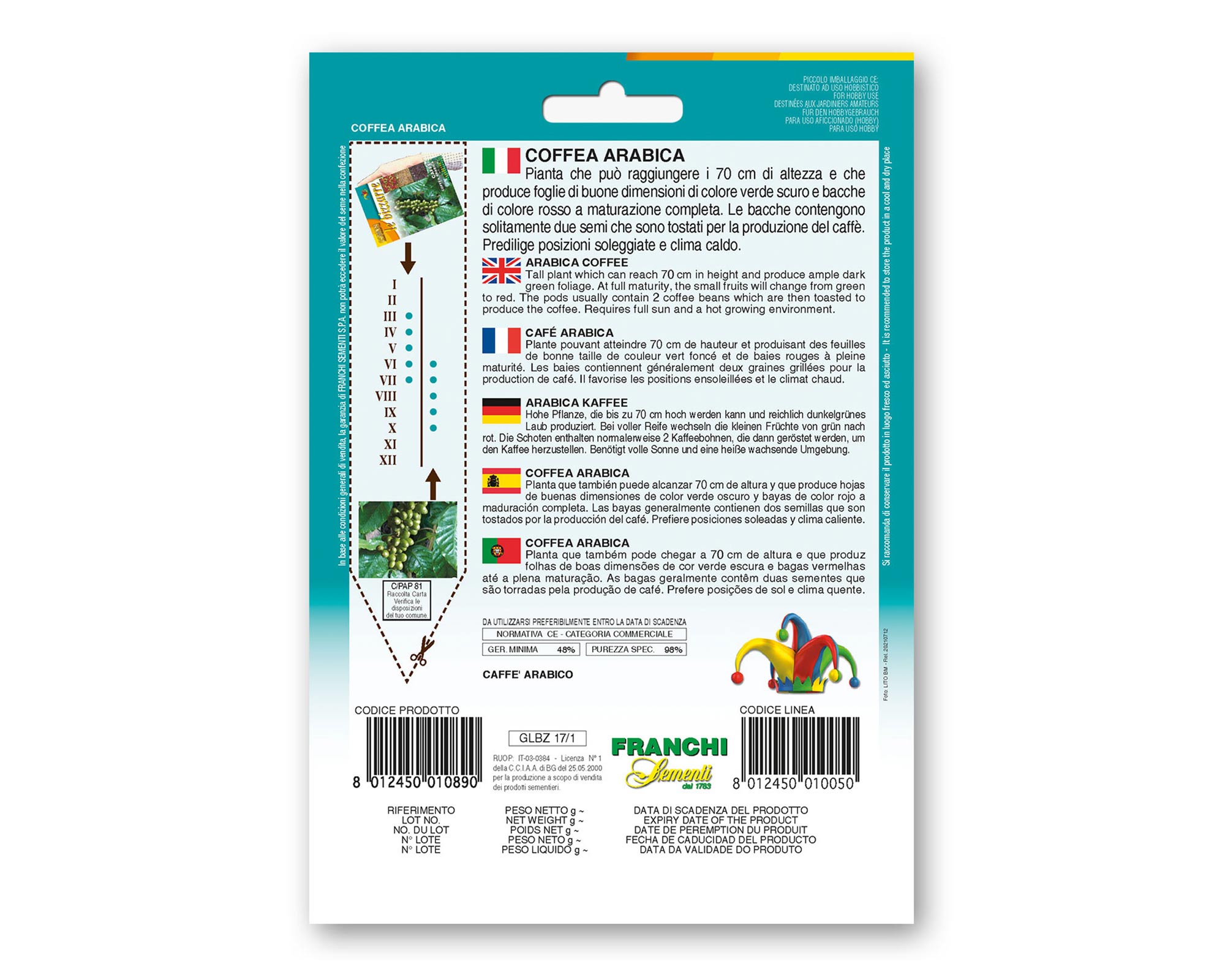 Semi di Caffé Arabico - Franchi sementi - immagine 2