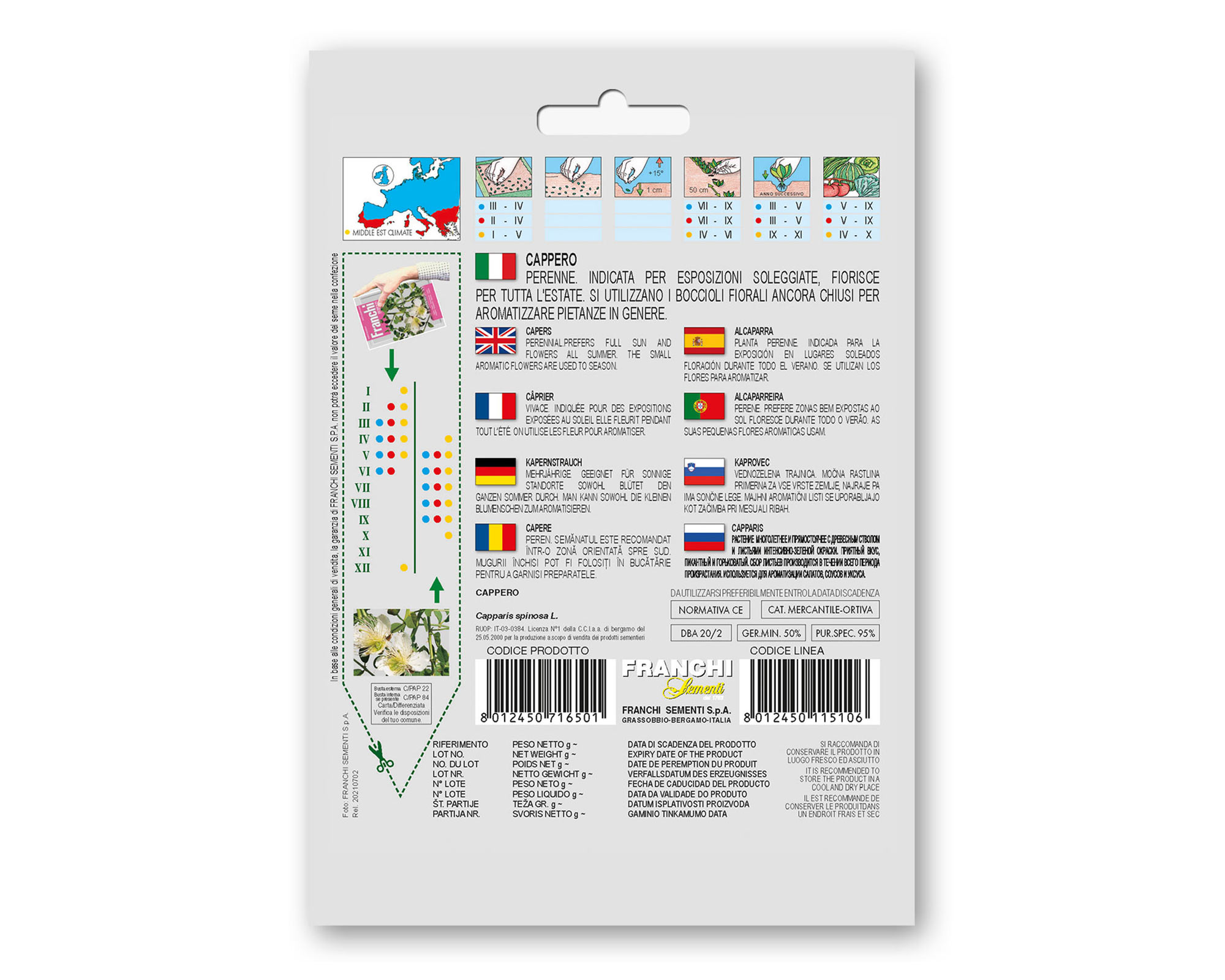 Semi di Cappero - Franchi sementi - immagine 2