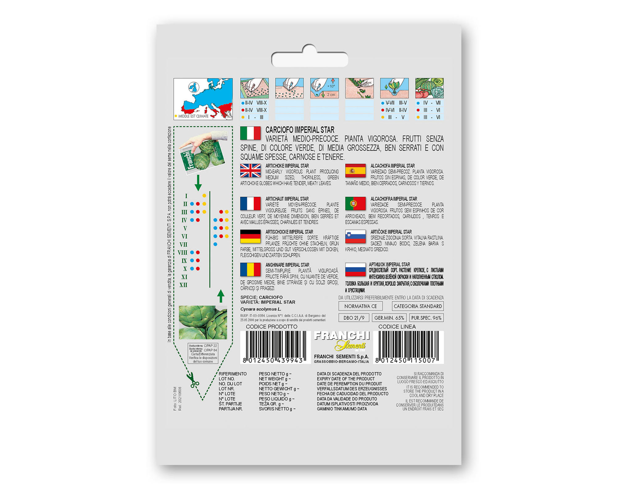 Semi di Carciofo Imperial Star - Franchi sementi - immagine 2