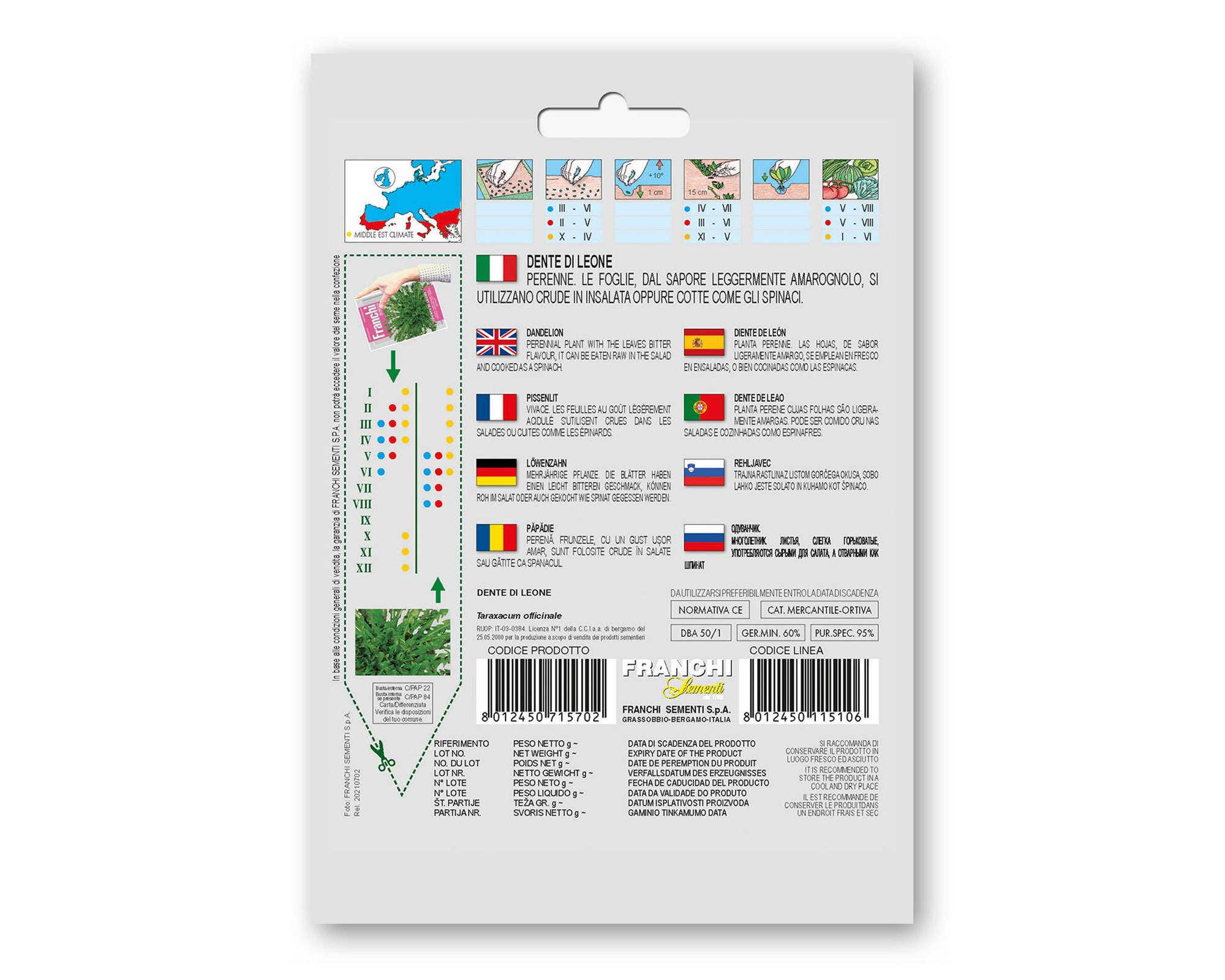 Semi di Dente di Leone - Franchi sementi - immagine 2