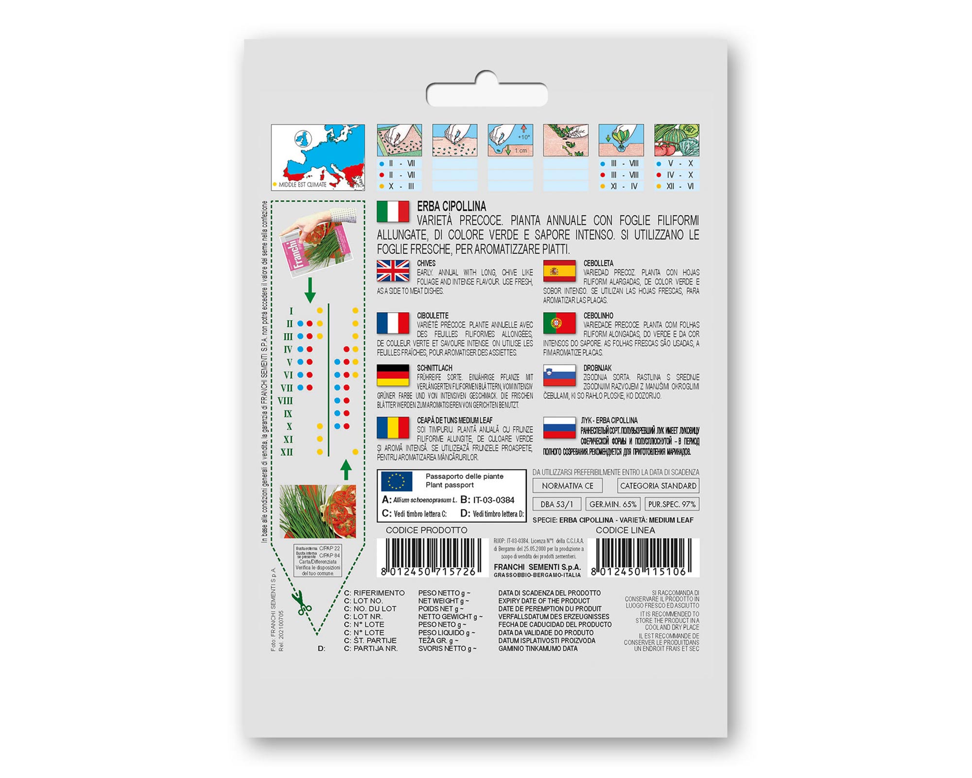 Semi di Erba Cipollina - Franchi sementi - immagine 2